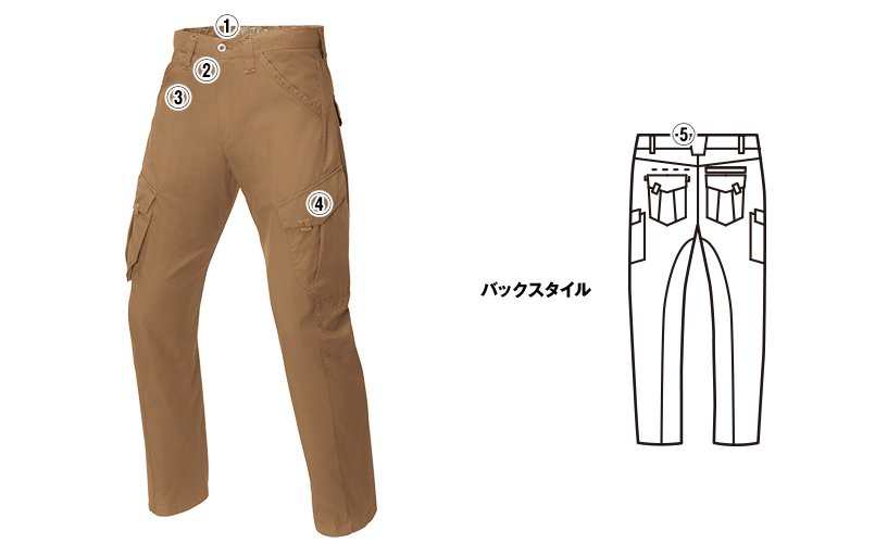 ジーベック 2156 商品詳細・こだわりPOINT