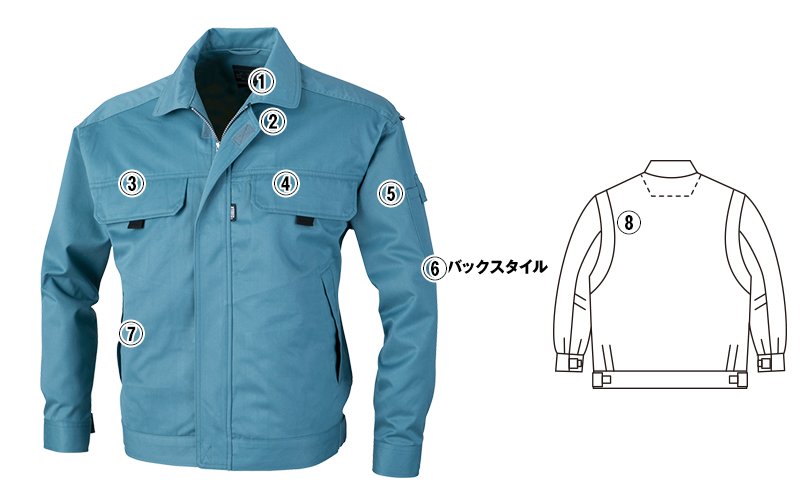 ジーベック 7770 商品詳細・こだわりPOINT