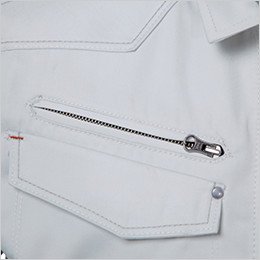 右胸 ファスナーポケット