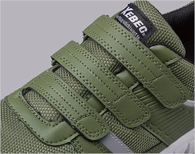 脱ぎ履きが簡単な3本のマジックバンド仕様