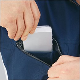 右胸 携帯電話収納ポケット