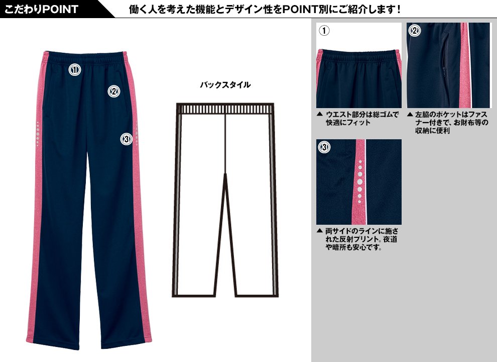 自重堂WHISEL WH90246 パンツのこだわりPOINT