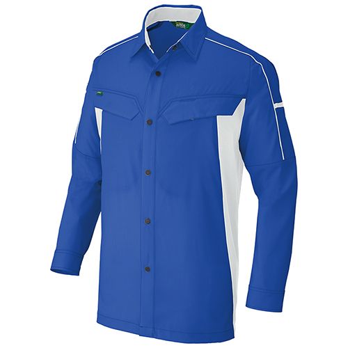 55-AZ1936 006 ブルー×シルバーグレー