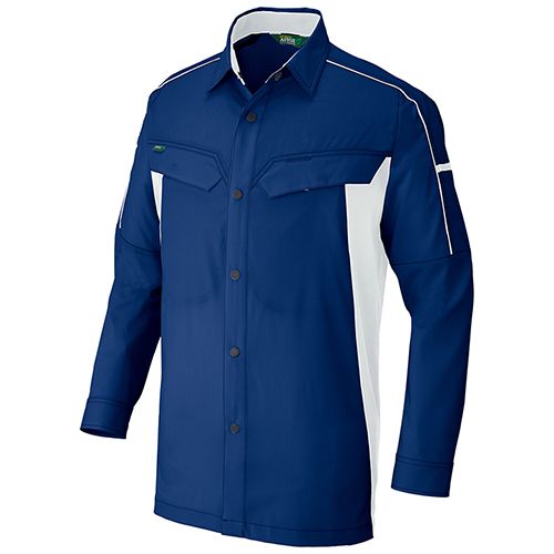 55-AZ1936 008 ネイビー×シルバーグレー