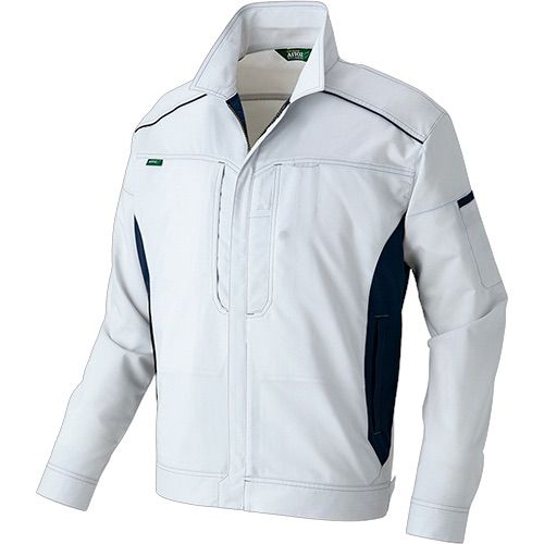 55-AZ3530 3 シルバーグレー×ネイビー