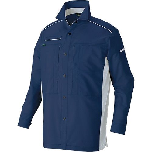 55-AZ3535 8 ネイビー×シルバーグレー