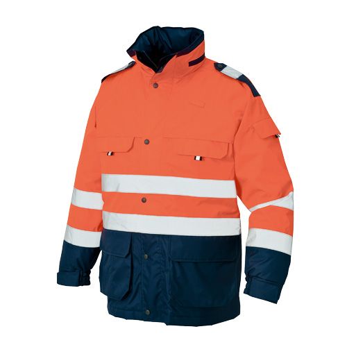 55-AZ8960 63 オレンジ×ネイビー