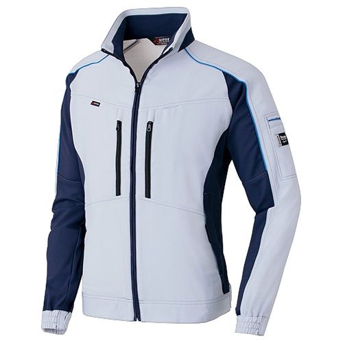 55-AZ9130 3 シルバーグレー×ネイビー