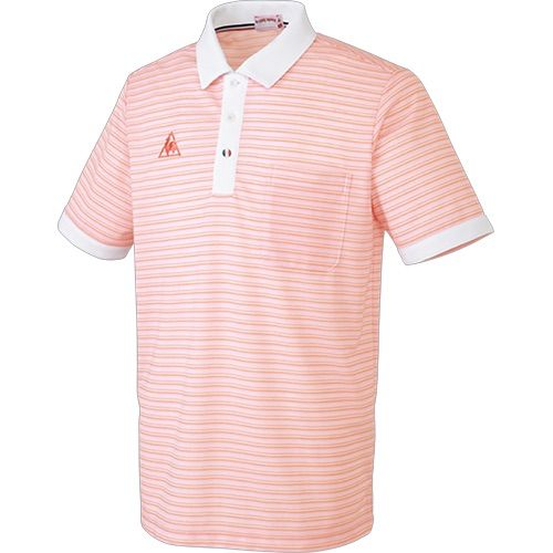 UZL8023 ルコック ボーダーニットポロシャツ(男女兼用