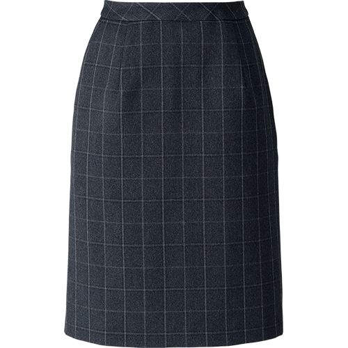 Bonmax AS2309 [通年]チェック柄セミタイトスカート[トラッドパターン