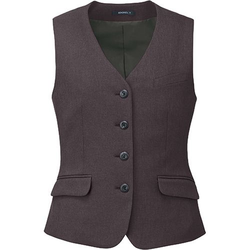 Bonmax AV1293 [通年]ベスト/無地[ストレッチ]｜事務服の通販