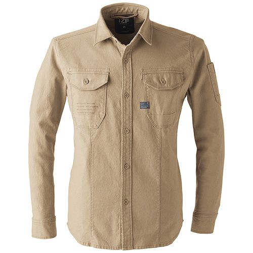 アイズフロンティア 7901 [通年]ストレッチツイル3Dワークシャツ[男性