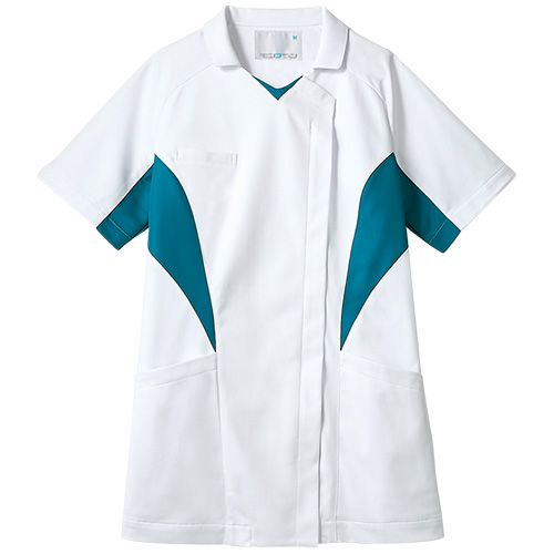 46-MN357 14 白/ターコイズ