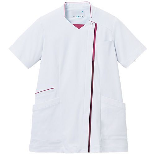 46-MS007 0173 白/バーガンディ/ワイン