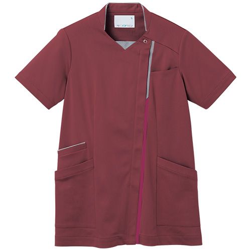 46-MS007 7291 ワイン/ライトグレー/バーガンディ