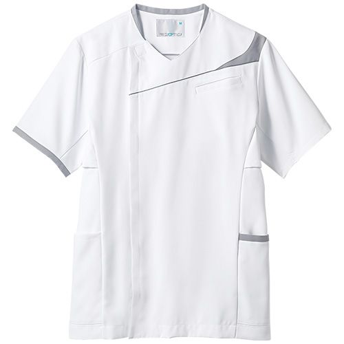 46-MS854 0140 白／グレー