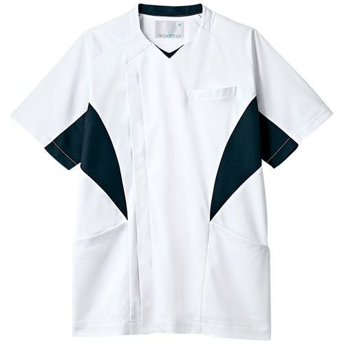 46-MS857 19 白/ネイビー