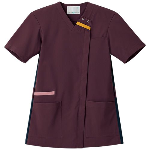 46-RS001 7283 ワイン/ネイビー/ピンク