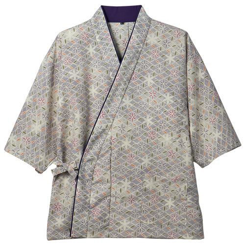 46-ST004 92 吉祥七宝グレー