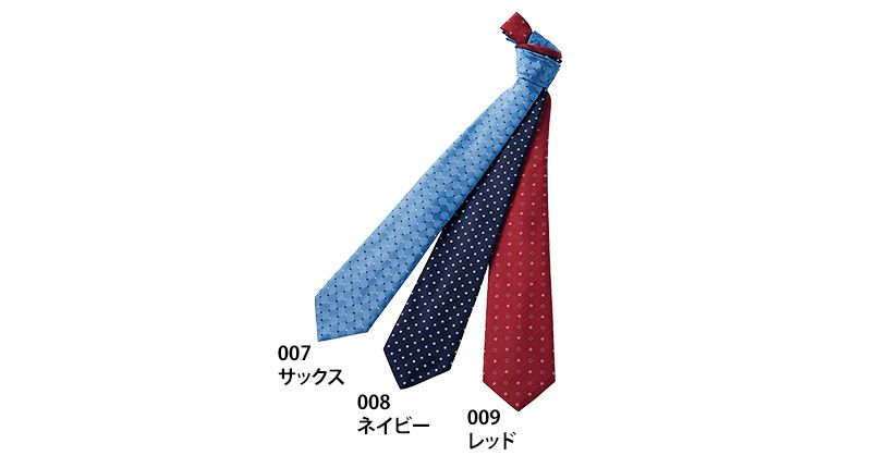 アイトス 861267 ネクタイ(ドット・小紋) 色展開