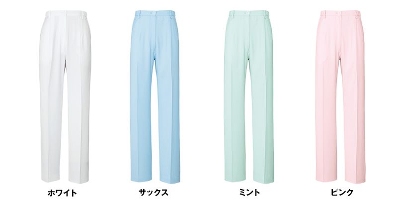 861351 アイトス/ルミエール 脇ゴムパンツ(女性用)腰裏地付き(制電メッシュ地) 色展開