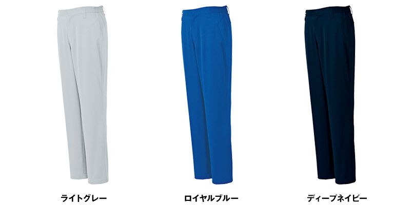 AZ3620 アイトス ノーポケット シャーリングパンツ(ノータック)(男女兼用) 色展開