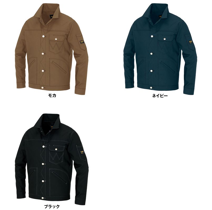 AZ64202 アイトス Wrangler(ラングラー) ボタンジャケット(男女兼用) 色展開