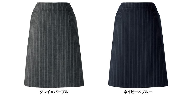 [在庫限り/返品交換不可]Bonmax AS2270 [通年]ベガ Aラインスカート ストライプ 色展開