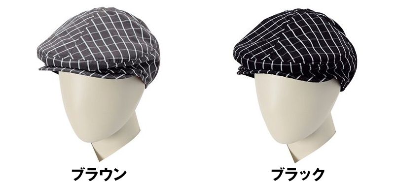 FA9654 FACEMIX ハンチング帽(チェック) 色展開