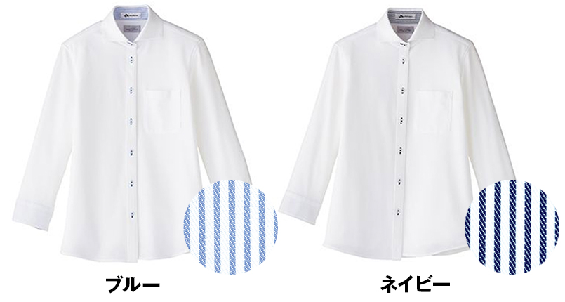 FB4020L FACEMIX 吸汗速乾ニットブラウス/七分袖(女性用) 色展開