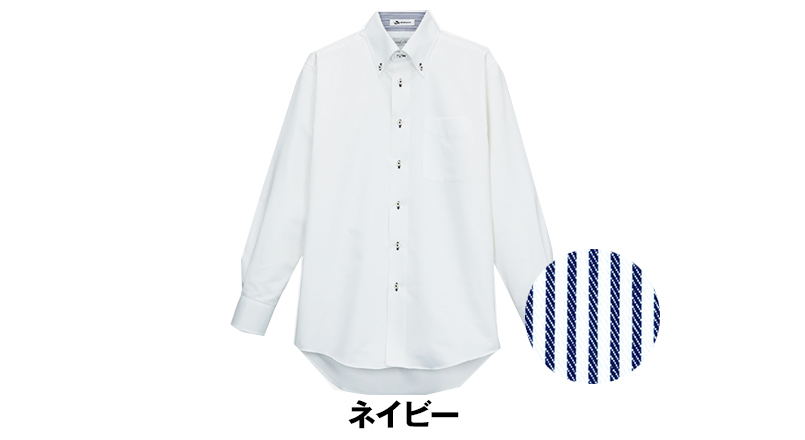 FB5010M FACEMIX 吸汗速乾シャツ/長袖(男性用)ボタンダウン 色展開