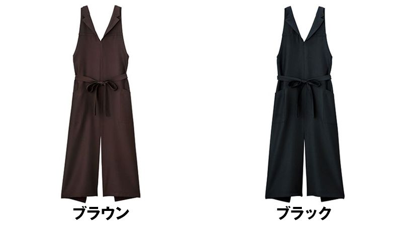 [廃番・返品交換不可]FK7136 Facemix 衿付き胸当てエプロン(男女兼用) 色展開