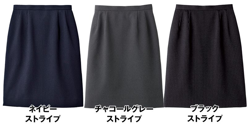 FS2001L FACEMIX/PAMIO(パミオ) セミタイトスカート(女性用) ストライプ 色展開