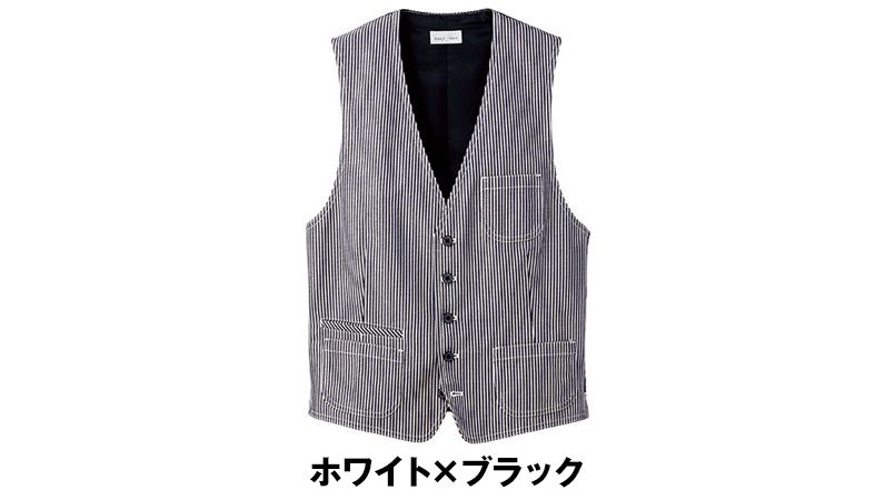 FV1701U FACEMIX ヒッコリーベスト(男女兼用) 色展開