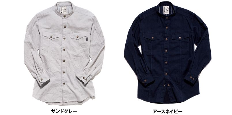 RS4301 ROCKY スタンドカラーシャツ(女性用) 色展開