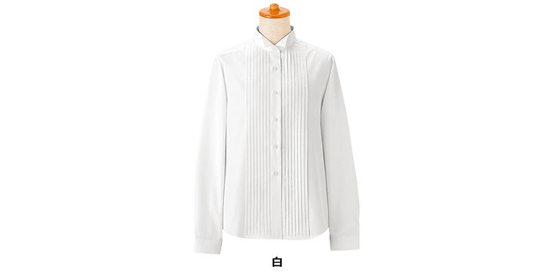14210 BONUNI(ボストン商会) ピンタックシャツ/長袖(女性用)(ループ付) 色展開
