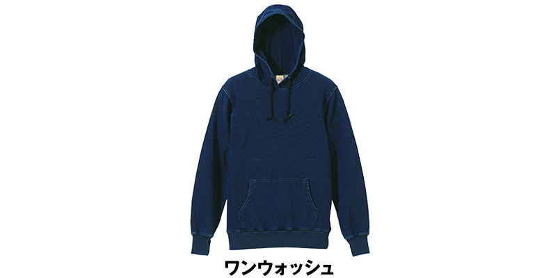裏パイル デニムスウェット プルオーバーパーカー(12.2オンス)(男女兼用) 色展開