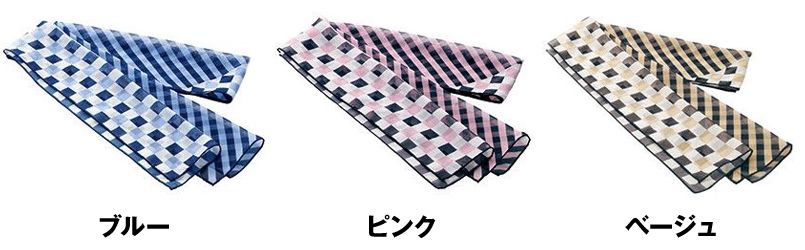 アルファピア NF168 スカーフ(チェック&ボーダー) 色展開