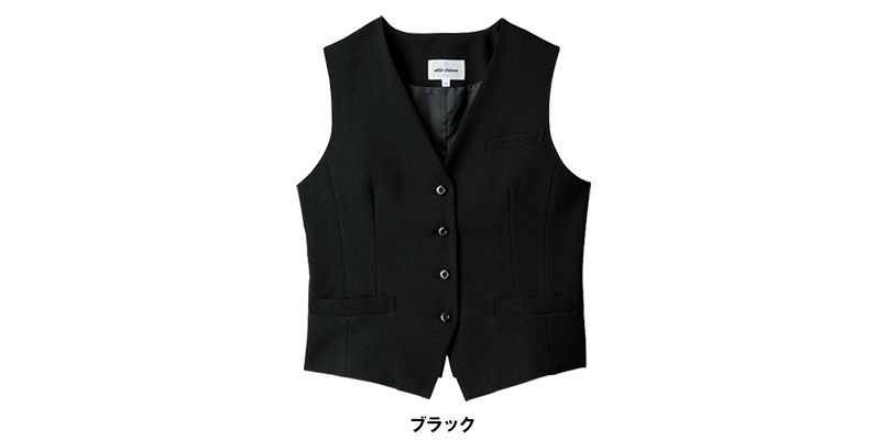 AS-8064 チトセ(アルベ) 襟なしベスト(女性用) 色展開