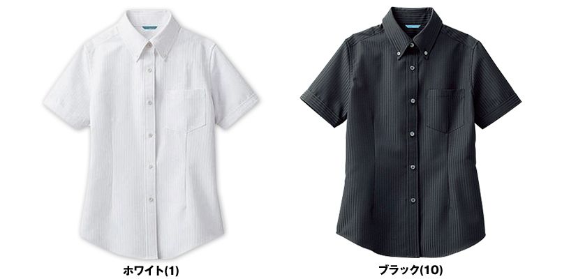 BC-6921 チトセ(アルベ) ブランチ ボタンダウンシャツ/半袖(女性用) 色展開