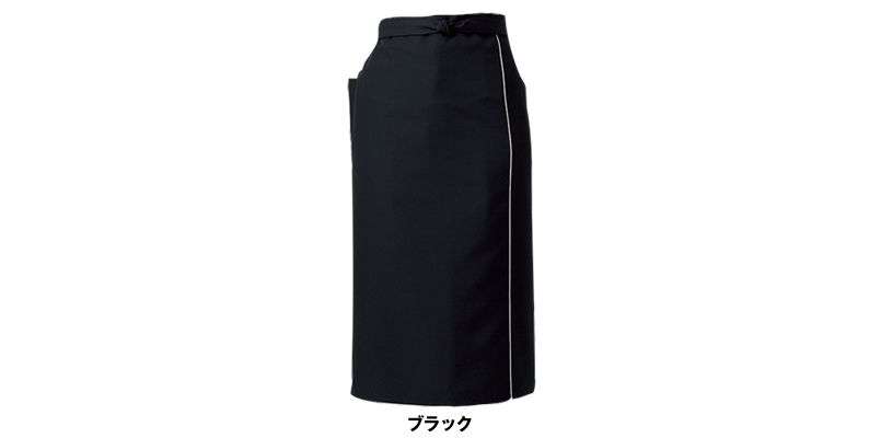BC-7132 チトセ(アルベ) ブランチ ロングエプロン/パイピングデザイン(男女兼用) 色展開