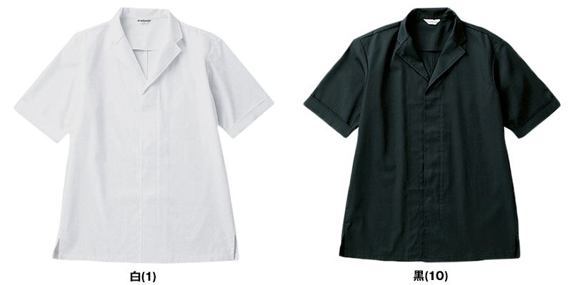 DN-6854 チトセ(アルベ) 白衣/半袖(男女兼用) 色展開