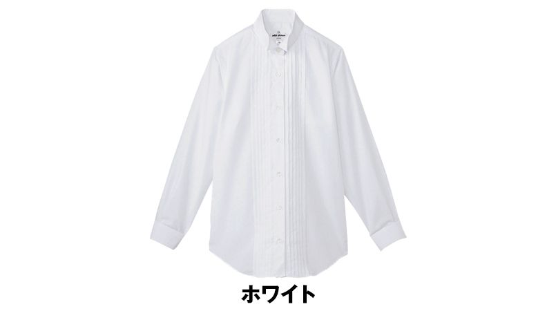 KM-4091 チトセ(アルベ) ピンタックウイングカラーシャツ(女性用) 色展開