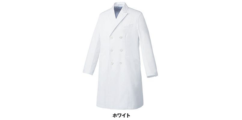 MZ-0140 ミズノ(mizuno) メンズドクターコート・ダブル(男性用) 色展開