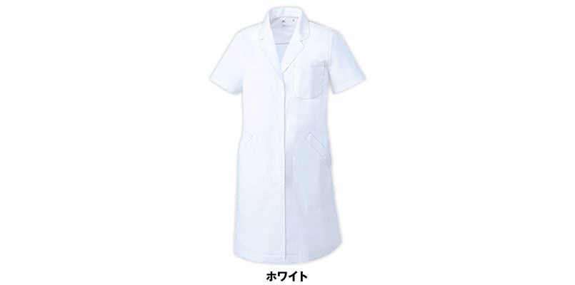 MZ-0221 ミズノ(mizuno) ドクターコート/半袖(女性用) 色展開