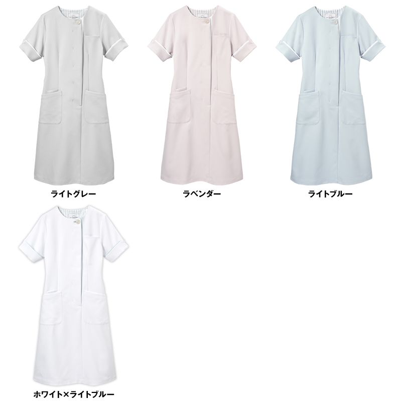 614 ジェラート ピケ&クラシコ レイヤースリーブワンピース(女性用) 色展開