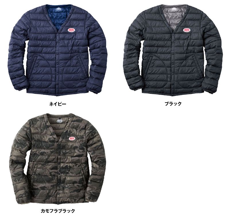 R-107 イーブンリバー ライトファイバーダウンジャケット 色展開