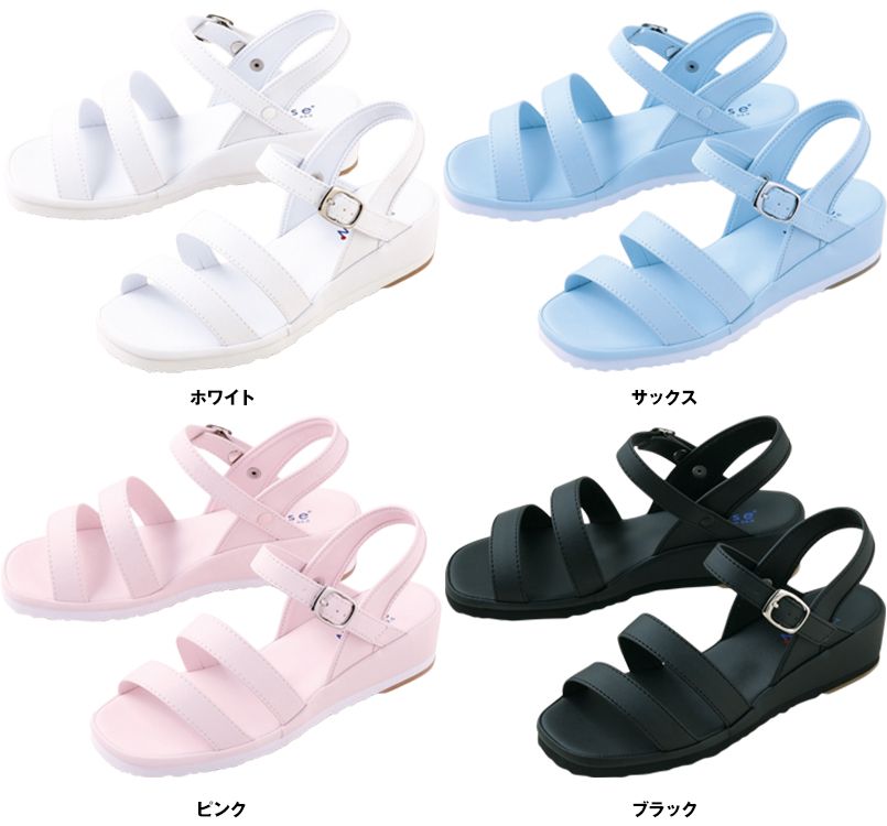 FOLK(フォーク) 759 コスパが良くて軽い二本線サンダル 女性用 色展開