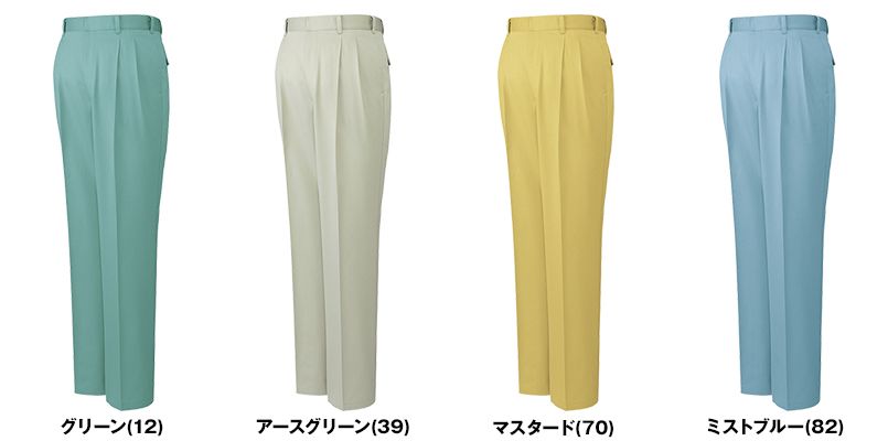 自重堂 431 ツータックパンツ 色展開