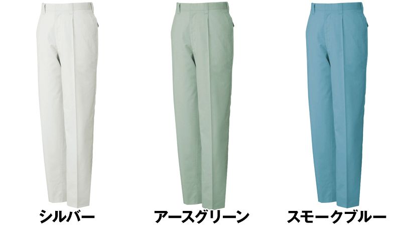 自重堂 81701 製品制電ストレッチエコ 5バリュー ワンタックパンツ(JIS T8118適合) 色展開